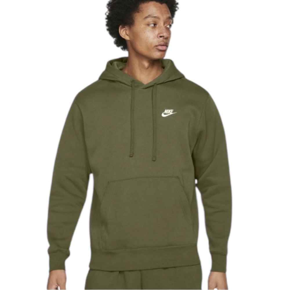 Olive Green Nike Zip Up Hoodie (L)